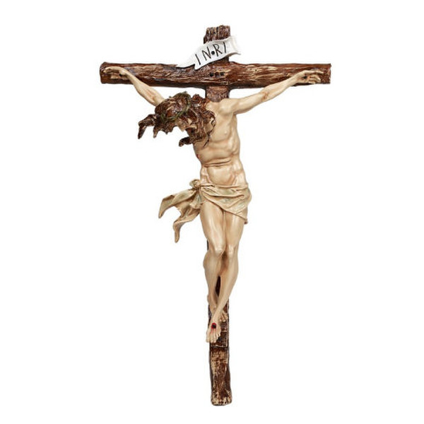 Crucifix Jesus Corpus Wall Cross 20" High